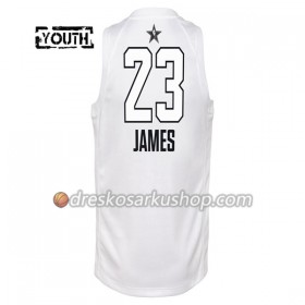 Dječji NBA Dres Cleveland Cavaliers LeBron James  23 2018 All-Star Jordan Brand Bijela Swingman